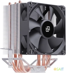 Устройство охлаждения(кулер) Оклик OG-CPC130-1 90x90x25mm Soc-AM5/AM4/1200/1700/1851 черный 3-pin 18-23dB Al+Cu 130W 453gr Ret