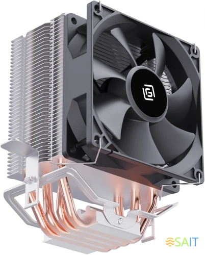 Устройство охлаждения(кулер) Оклик OG-CPC130-1 90x90x25mm Soc-AM5/AM4/1200/1700/1851 черный 3-pin 18-23dB Al+Cu 130W 453gr Ret