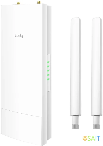 Повторитель беспроводного сигнала Cudy AP1200 Outdoor AC1200 Wi-Fi белый