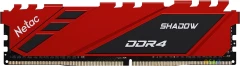 Память DDR4 8GB 3200MHz Netac NTSDD4P32SP-08R Shadow RTL Gaming PC4-25600 CL16 DIMM 288-pin 1.35В с радиатором Ret
