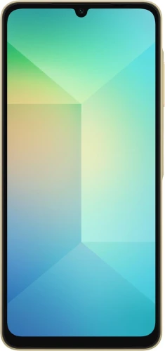 Смартфон Samsung SM-A065F Galaxy A06 64Gb 4Gb золотистый моноблок 3G 4G 2Sim 6.7" 720x1600 Android 14 50Mpix 802.11 a/b/g/n/ac GPS GSM900/1800 GSM1900 microSD max1024Gb