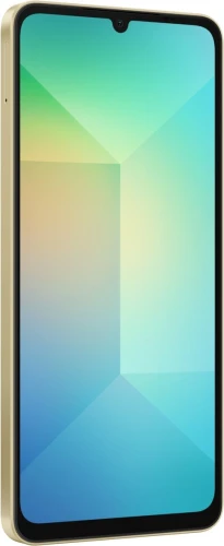 Смартфон Samsung SM-A065F Galaxy A06 64Gb 4Gb золотистый моноблок 3G 4G 2Sim 6.7" 720x1600 Android 14 50Mpix 802.11 a/b/g/n/ac GPS GSM900/1800 GSM1900 microSD max1024Gb