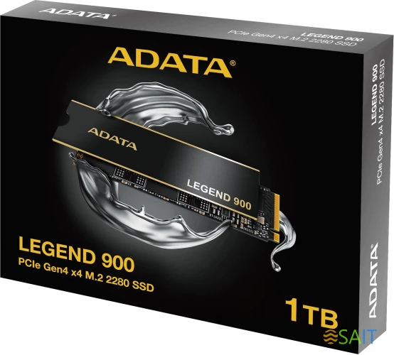 Накопитель SSD A-Data PCIe 4.0 x4 1TB SLEG-900-1TCS Legend 900 M.2 2280