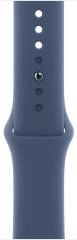 Смарт-часы Apple Watch SE 2024 A2723 44мм OLED корп.серебристый Sport Band рем.синий разм.брасл.:160-210мм (MXER3LL/A)