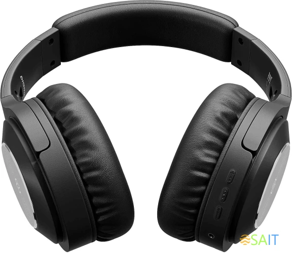 Гарнитура накладные Digma BT-20 ANC черный беспроводные bluetooth оголовье (BT20)