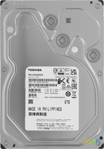 Жесткий диск Toshiba SATA-III 8TB MG10ADA800E Server Enterprise Capacity 512E (7200rpm) 512Mb 3.5"