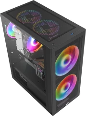 Корпус Formula Air Power G5 DUO черный без БП ATX 5x120mm 3x140mm 1xUSB3.0 audio bott PSU