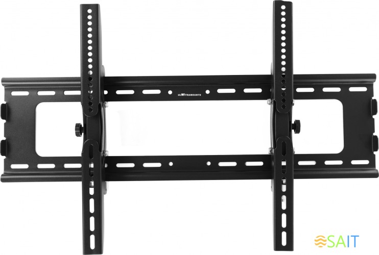 Кронштейн для телевизора Ultramounts UM843T черный 37"-75" макс.75кг настенный наклон