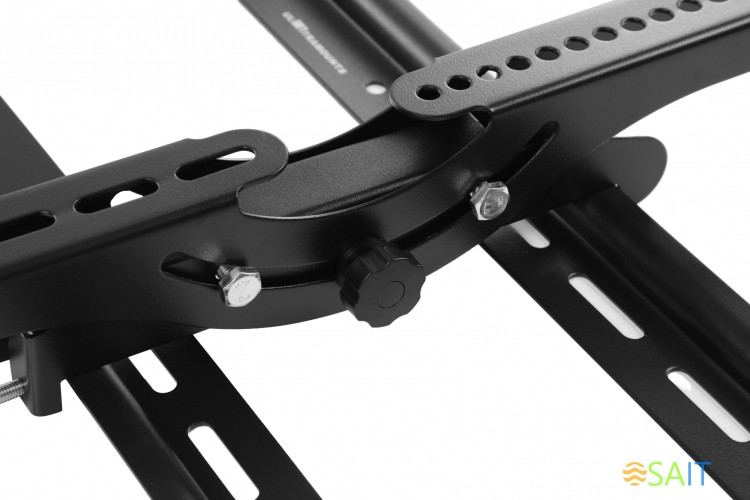 Кронштейн для телевизора Ultramounts UM843T черный 37"-75" макс.75кг настенный наклон