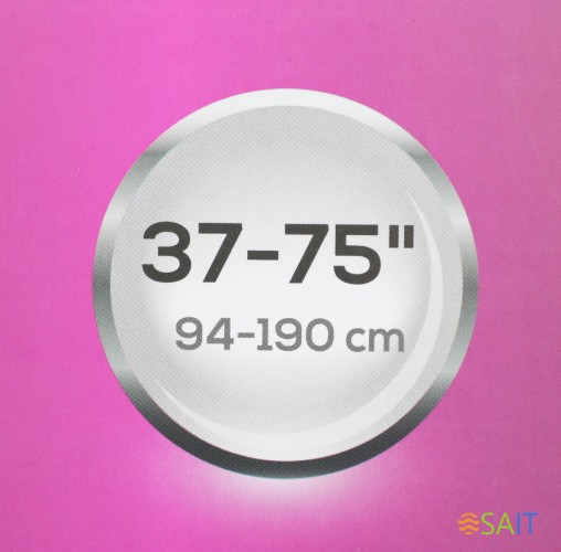 Кронштейн для телевизора Ultramounts UM843T черный 37"-75" макс.75кг настенный наклон