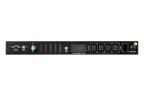 ИБП Systeme Electric Smart-Save SMT 750 ВА, монтаж в стойку 1U, 230 В, 4 розетки IEC C13, SmartSlot, AVR, LCD, USB HID Systeme Electric Smart-Save SMT 750VA SMTSE750RMI1U