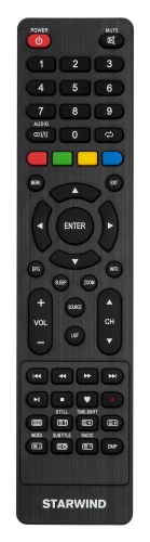 Телевизор LED Starwind 40" SW-LED40BG200 Frameless черный FULL HD 60Hz DVB-T DVB-T2 DVB-C DVB-S DVB-S2 USB