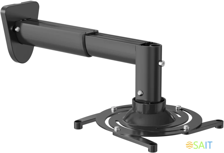 Кронштейн для проектора Cactus CS-VM-PR05B-BK черный макс.10кг настенный поворот и наклон