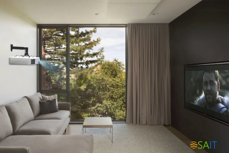 Кронштейн для проектора Cactus CS-VM-PR05B-BK черный макс.10кг настенный поворот и наклон