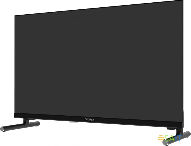 Телевизор LED Digma 24" DM-LED24SBB32 Яндекс.ТВ Frameless Metal черный/черный HD 60Hz DVB-T DVB-T2 DVB-C DVB-S DVB-S2 USB WiFi Smart TV