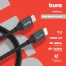 Кабель аудио-видео Buro HDMI (m)/HDMI (m) 5м. феррит.кольца позолоч.конт. черный (BHP-HDMI-2.1-5G)