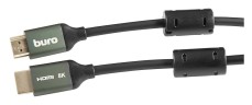 Кабель аудио-видео Buro HDMI (m)/HDMI (m) 5м. феррит.кольца позолоч.конт. черный (BHP-HDMI-2.1-5G)