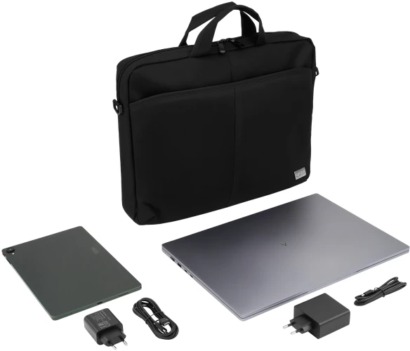 Сумка для ноутбука 17" Digma W-210 черный полиэстер (W210BK)