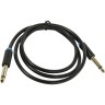 Кабель Vention аудио Jack 6,35 mm M/6.35 M - 1.5 м Кабель Vention jack 6.35 mm(m)/jack 6.35 mm(m) - 1.5 м (BAABG)
