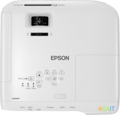 Проектор Epson EB-W52 3LCD 4000Lm (1280x800) 16000:1 ресурс лампы:6000часов 1xUSB typeA 1xUSB typeB 1xHDMI 2.6кг