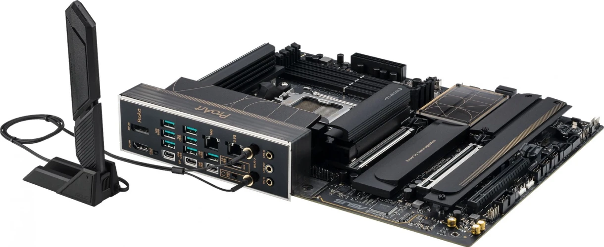 Материнская плата Asus PROART X870E-CREATOR WIFI Socket AM5 AMD X870E 4xDDR5 ATX AC`97 8ch(7.1) 1 x 10Gigabit + 1 x 2.5Gigabit RAID+HDMI+DP