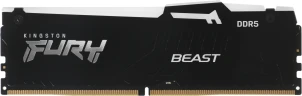 Память DDR5 2x32GB 6000MHz Kingston KF560C36BBEAK2-64 Fury Beast Black RGB RTL Gaming PC5-48000 CL36 DIMM 288-pin 1.35В kit single rank с радиатором Ret