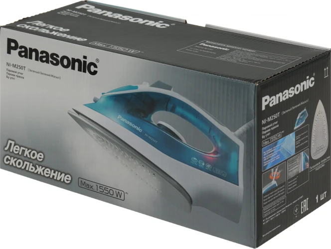 Утюг Panasonic NI-M250TGTW 1550Вт голубой/белый