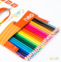 Карандаши цв. Deli EC00120 ColoRun трехгран. пластик 24цв. коробка/европод. (24шт)