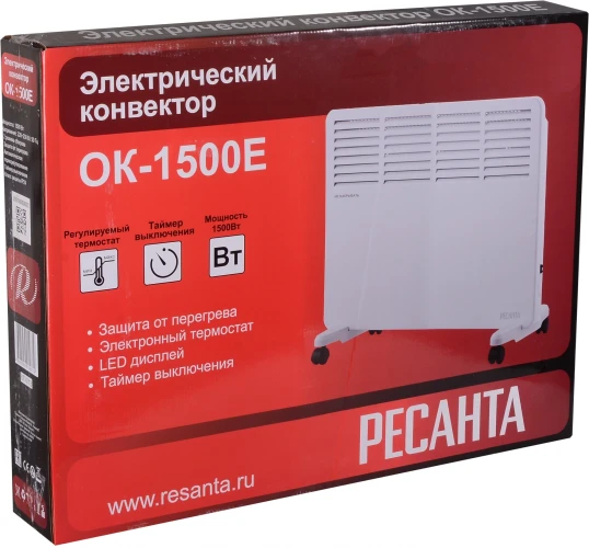 Конвектор Ресанта ОК-1500Е 1500Вт белый