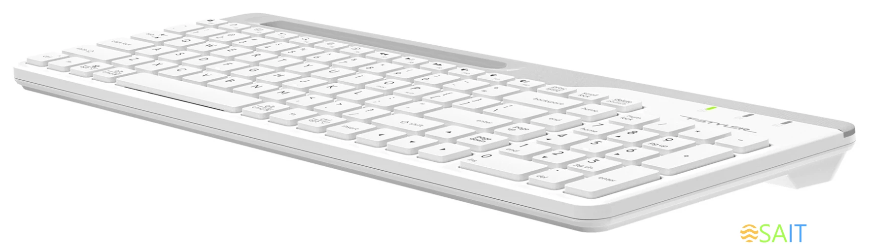 Клавиатура A4Tech Fstyler FK25 белый/серый USB slim