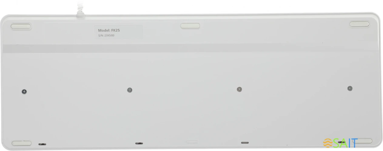 Клавиатура A4Tech Fstyler FK25 белый/серый USB slim