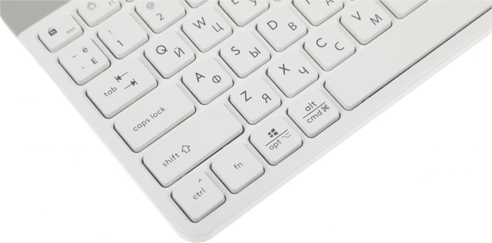 Клавиатура A4Tech Fstyler FK25 белый/серый USB slim