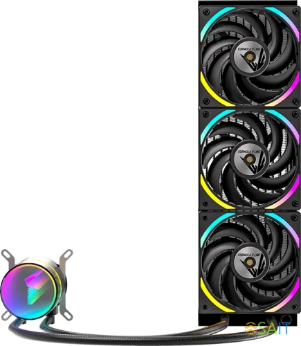 Система водяного охлаждения Formula Oasis L360 ARGB Soc-AM5/AM4/1200/2066/1700/1851 черный 4-pin 1-27dB Al+Cu 360W Ret (OASIS L360 ARGB BK)