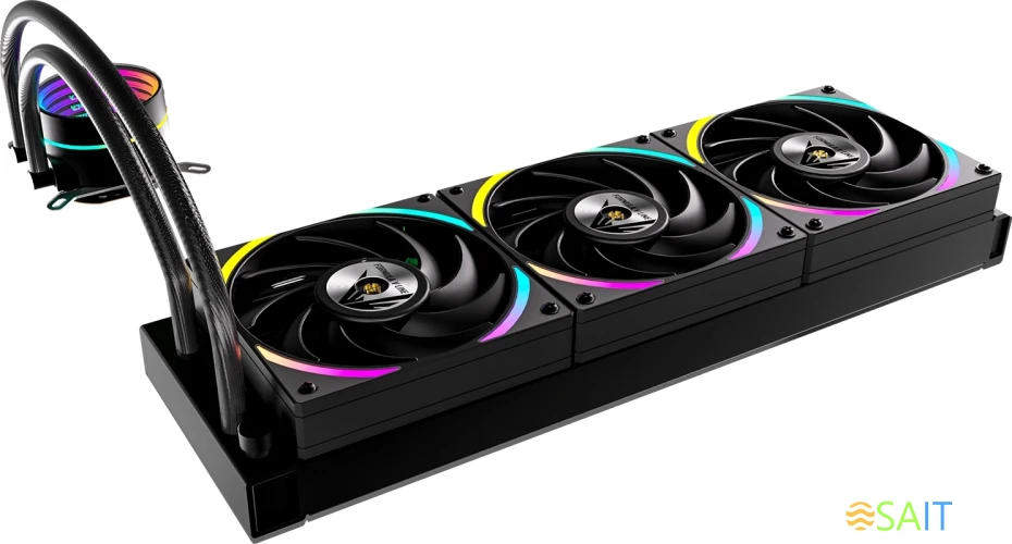 Система водяного охлаждения Formula Oasis L360 ARGB Soc-AM5/AM4/1200/2066/1700/1851 черный 4-pin 1-27dB Al+Cu 360W Ret (OASIS L360 ARGB BK)