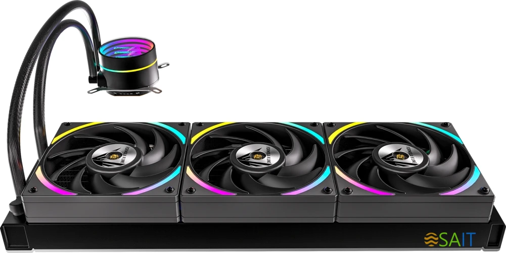 Система водяного охлаждения Formula Oasis L360 ARGB Soc-AM5/AM4/1200/2066/1700/1851 черный 4-pin 1-27dB Al+Cu 360W Ret (OASIS L360 ARGB BK)