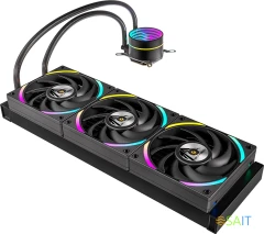 Система водяного охлаждения Formula Oasis L360 ARGB Soc-AM5/AM4/1200/2066/1700/1851 черный 4-pin 1-27dB Al+Cu 360W Ret (OASIS L360 ARGB BK)