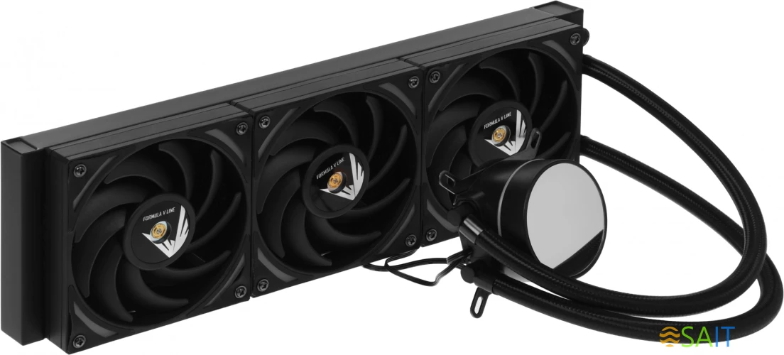Система водяного охлаждения Formula Oasis L360 ARGB Soc-AM5/AM4/1200/2066/1700/1851 черный 4-pin 1-27dB Al+Cu 360W Ret (OASIS L360 ARGB BK)