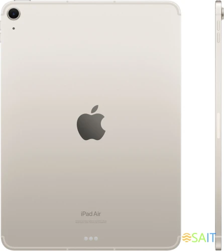 Планшет Apple iPad Air 2024 A2903 M2 2.99 8C RAM8Gb ROM256Gb 11" IPS 2360x1640 5G eSIM iOS сияющая звезда 12Mpix 12Mpix BT WiFi 9hr