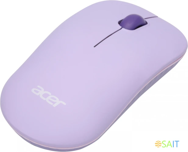 Мышь Acer OMR205 фиолетовый оптическая 1200dpi беспров. USB для ноутбука 3but (ZL.MCEEE.02K)