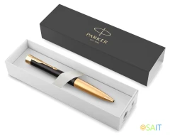 Ручка шариков. Parker Urban Core K314 (2143640) Muted Black GT M син. черн. подар.кор.