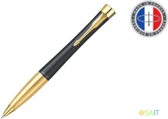 Ручка шариков. Parker Urban Core K314 (2143640) Muted Black GT M син. черн. подар.кор.