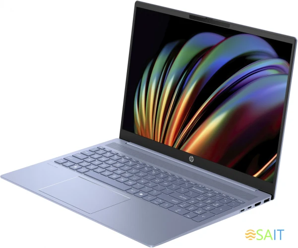 Ноутбук HP Pavilion 16-af0007ci Core Ultra 5 125U 16Gb SSD512Gb Intel Graphics 16" IPS WUXGA (1920x1200) Free DOS lt.blue WiFi BT Cam (A1AB4EA)