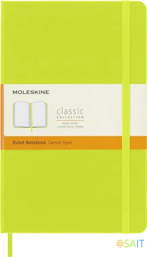 Блокнот Moleskine CLASSIC QP060C2 Large 130х210мм 240стр. линейка твердая обложка лайм