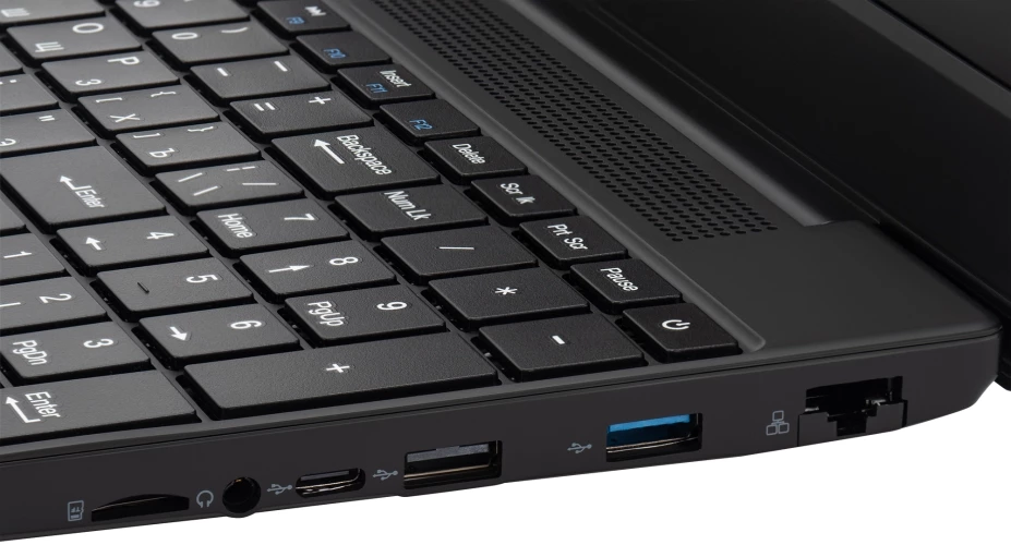 Ноутбук IRU Tactio 15ALG Core i5 1235U 8Gb SSD512Gb Intel Iris Xe graphics 15.6" IPS FHD (1920x1080) Windows 11 Pro 64 black WiFi BT Cam 4500mAh (2019270)