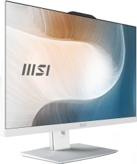 Моноблок MSI Modern AM242P 1M-1022XRU 23.8" Full HD Core 5 120U (1.4) 16Gb SSD512Gb Graphics noOS GbitEth WiFi BT 120W клавиатура мышь Cam белый 1920x1080