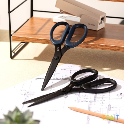 Ножницы Deli EZ500 офисные 175мм титановое покрытие сталь ассорти