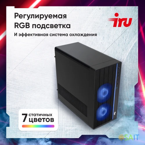 ПК IRU Game 510H6SEA MT i5 13400F (2.5) 16Gb SSD512Gb RTX3050 6Gb FreeDOS GbitEth 600W черный (RUS) (2074685)