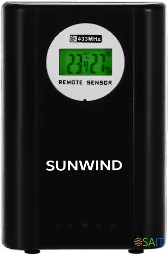 Погодная станция SunWind SW-WSH160-COLOR черный