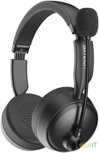 Наушники с микрофоном A4Tech BH230 черный мониторные BT оголовье (BH230 BLACK)