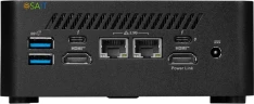 Неттоп MSI Cubi NUC 1M-044XRU Core 5 120U (1.4) 16Gb SSD512Gb Graphics CR noOS 2xGbitEth WiFi BT 120W черный (9S6-B0B111-044)